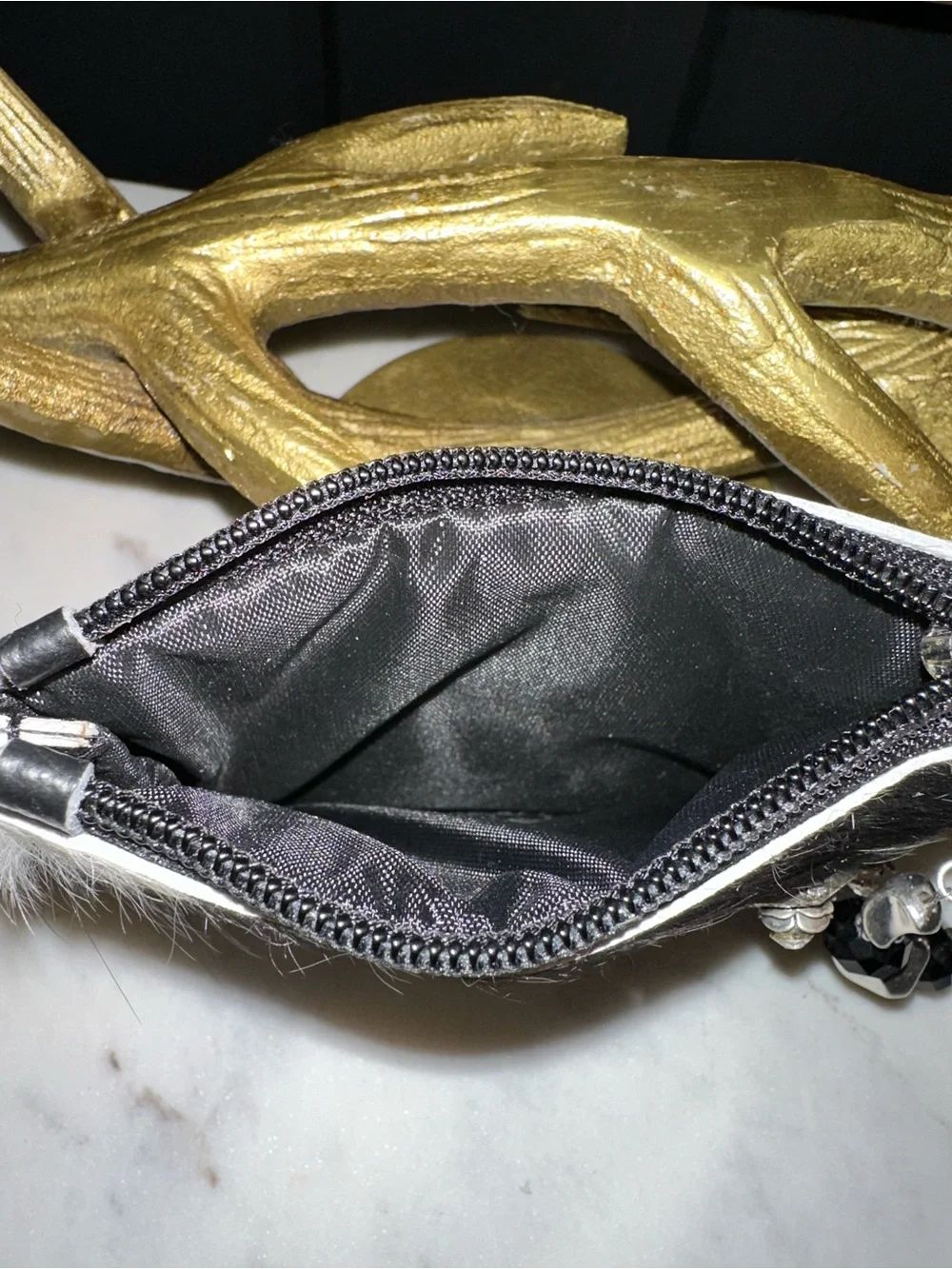 New Western genuine COWHIDE HAIR ON HIDE Wristlet purse wallet Longhorn country - Picture 5 of 6